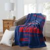 BILLS OFFICIAL NFL "Digitize" Raschel Throw Blanket;  60" x 80"