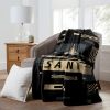 SAINTS OFFICIAL NFL "Digitize" Raschel Throw Blanket;  60" x 80"