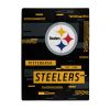 STEELERS OFFICIAL NFL "Digitize" Raschel Throw Blanket;  60" x 80"