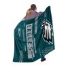 EAGLES OFFICIAL NFL "Digitize" Raschel Throw Blanket;  60" x 80"