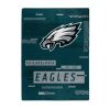 EAGLES OFFICIAL NFL "Digitize" Raschel Throw Blanket;  60" x 80"