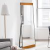 Mid-Century Modern Full Length Mirror, 64"x 21"